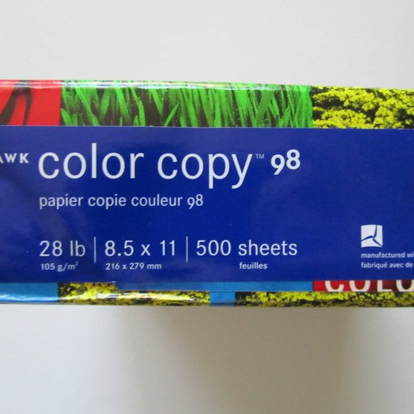 New Mohawk 12203 Color Copy 98 Bright 28 lbs 8.5 x11 White Paper - Picture 4 of 5